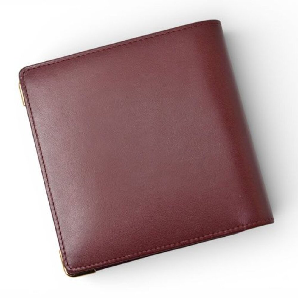 Cartier Folding Wallet Bifold Wallet Vintage Must de - Picture 3 of 14